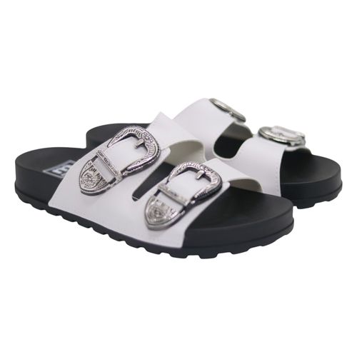 Tamanco Rasteira Moleca 5436.402 Branco