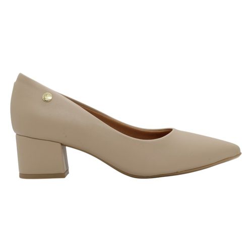 Scarpin Salto Bloco Vizzano 1220.315 Bege