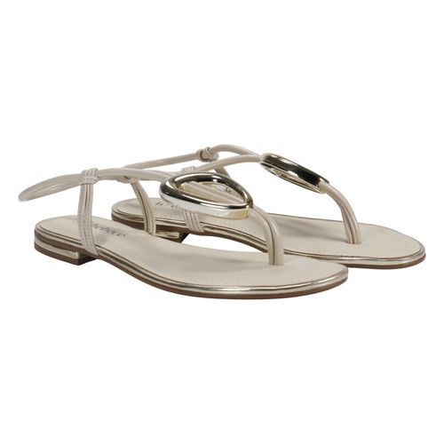 Sandália Rasteira Bebecê T1028-494 Bege