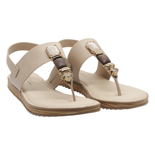 Sandália Rasteira Modare 7141.120 Bege