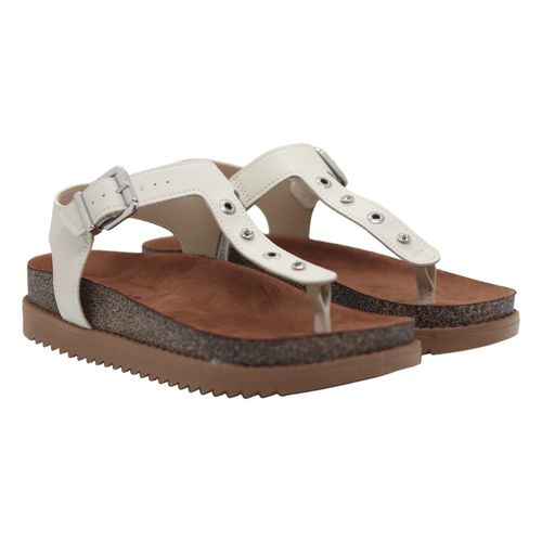 Sandália Rasteira 5500.114 Moleca Branco