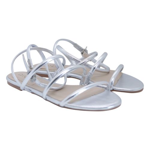 Sandália Rasteira Dandara 472.6594 Prata