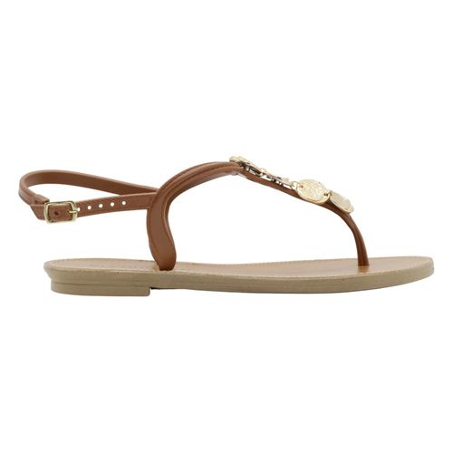 Sandália Rasteira Via Jupiter 340083 Caramelo