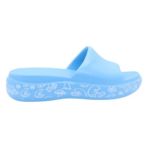 Tamanco Anabela Piccadilly Os Smurfs 221001 Azul