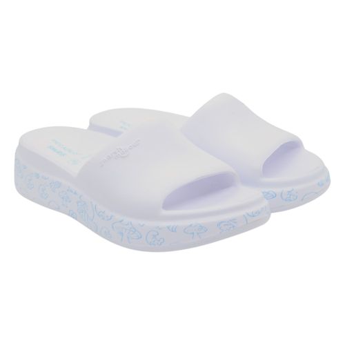 Tamanco Anabela Piccadilly Os Smurfs 221001 Branco