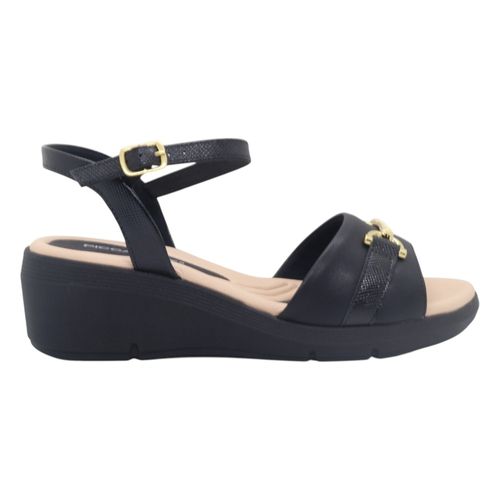 Sandália Anabela Piccadilly 540413 Preto