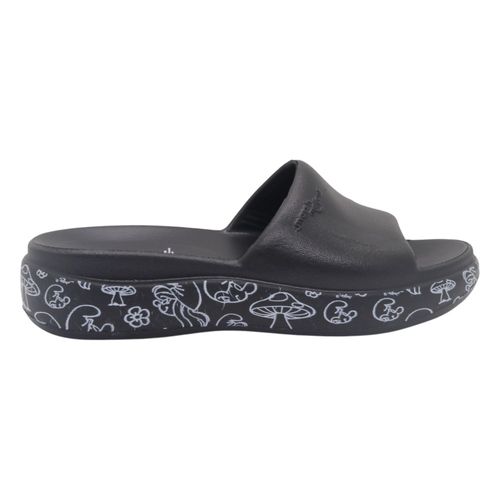Tamanco Anabela Piccadilly Os Smurfs 221001 Preto