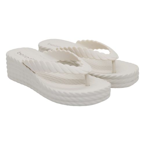 Tamanco Anabela Beira Rio 8561.100 Branco