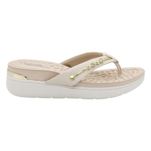 Tamanco Anabela Modare 7151.115 Creme