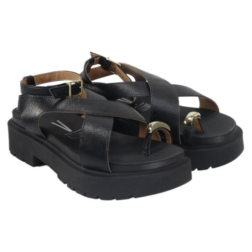 Sandalia Rasteira Vizzano 6499.122 Preto