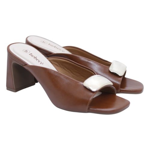 Tamanco Salto Bebece T6040-734 Cafe