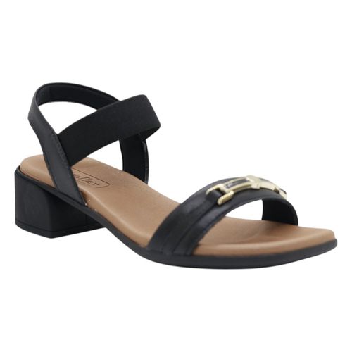 Sandália Salto Bloco Usaflex An27004 Preto