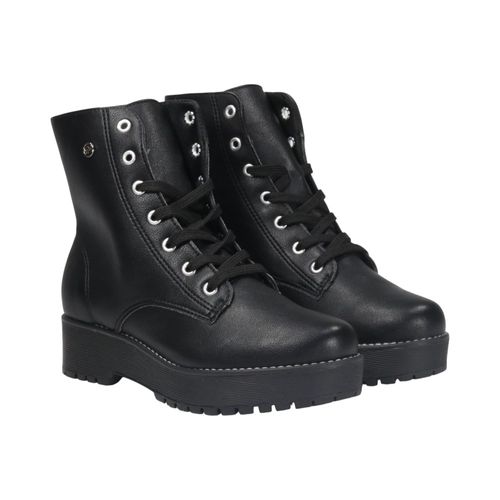 Bota Coturno Via Marte 004-001 Preto