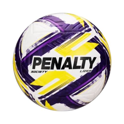 Bola Futebol Society Lider Penalty 521448 Branco/Roxo