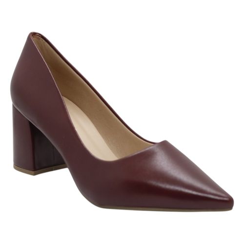 Scarpin Salto Bloco Pisamare 492.7043 Vermelho