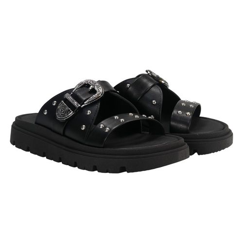 Tamanco Rasteira Moleca 5504.103 Preto