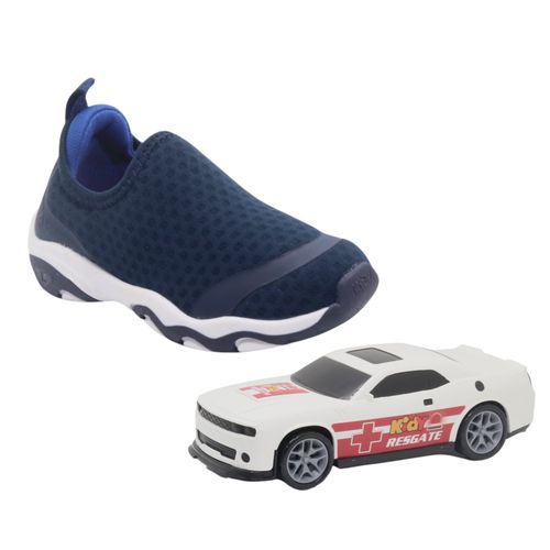 Tênis Kidy Play Com Brinquedo 007-0823 Marinho