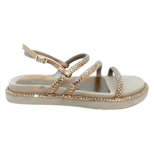 Sandália Rasteira Trilha Da Lua Vam14 Ouro