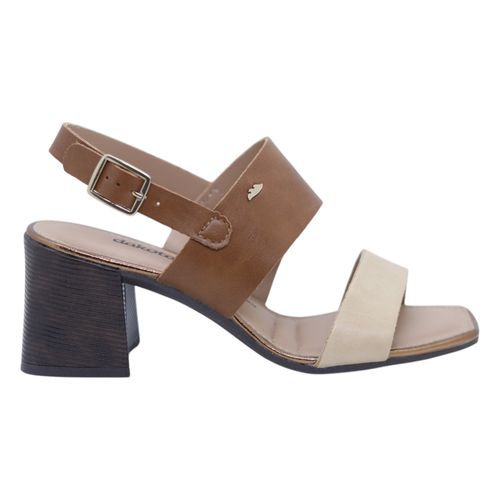 Sandália Salto Dakota Y9192 Caramelo