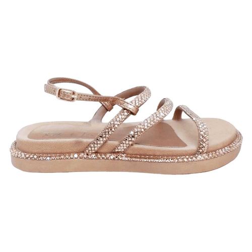 Sandália Rasteira Trilha Da Lua Vam14 Nude