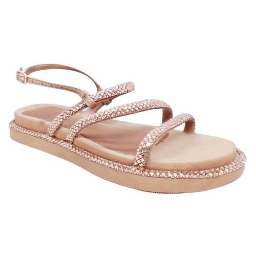 Sandália Rasteira Trilha Da Lua Vam14 Nude