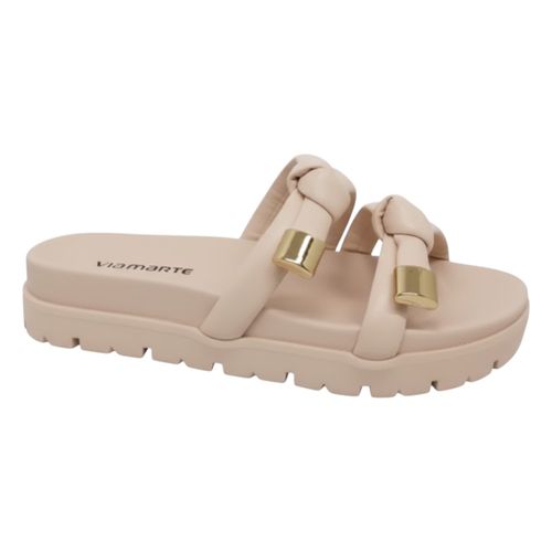 Tamanco Rasteira Via Marte 102-005 Nude