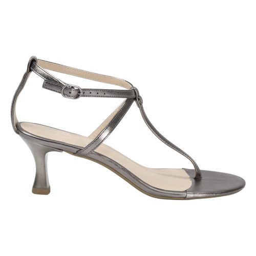 Sandália Salto Pisamare 496.7235 Prata Velha