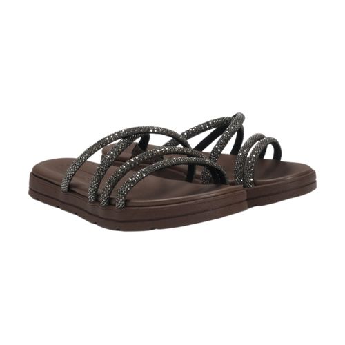 Tamanco Rasteira Moleca 5490.112 Chocolate