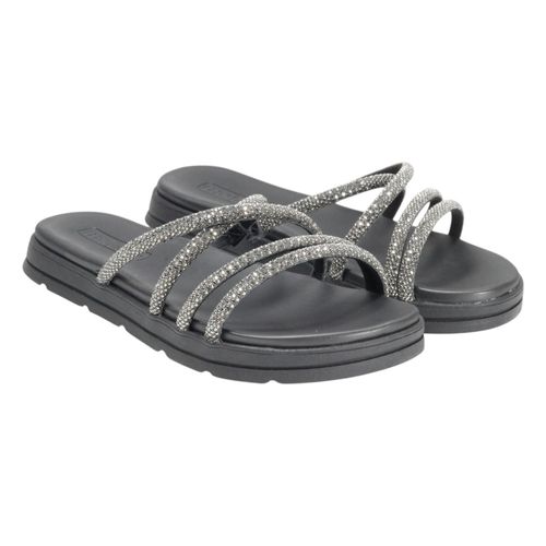 Tamanco Rasteira Moleca 5490.112 Preto