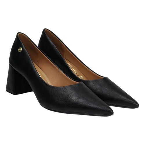 Scarpin Salto Bloco Vizzano 1475.100 Preto