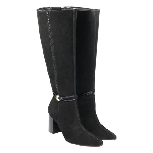 Bota Salto Alto Via Marte 357-006 Preto