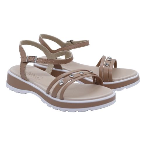 Sandália Rasteira Molekinha 2361.210 Nude