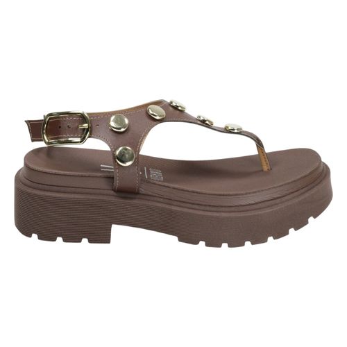 Sandália Rasteira Vizzano 6499.134 Chocolate