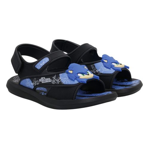 Sandália Grendene Kids Sonic Rush 23353 Preto