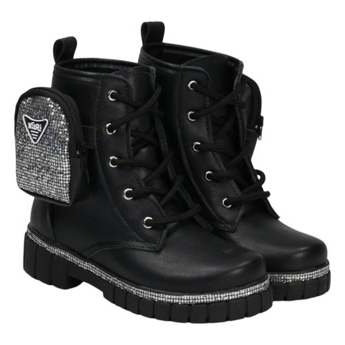 Bota Coturno Nilqi 1510.6 Preto