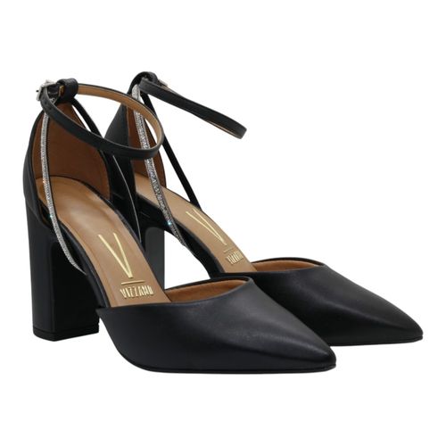 Scarpin Salto Bloco Vizzano 1285.449 Preto