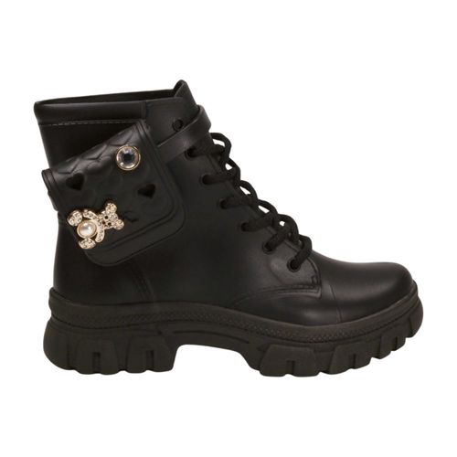 Bota Coturno Luelua 11005 Nº 27 à 32 Preto