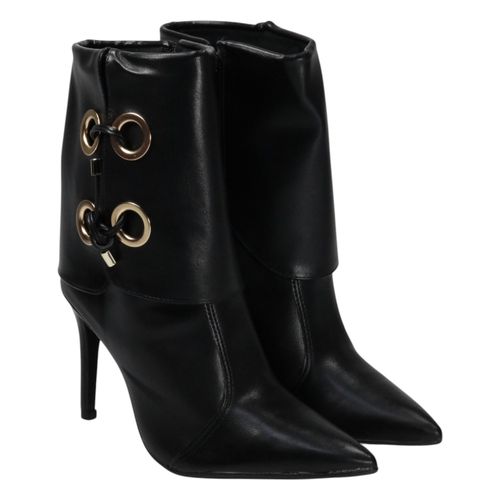 Bota Salto Fino Bebecê T6126-151 Preto