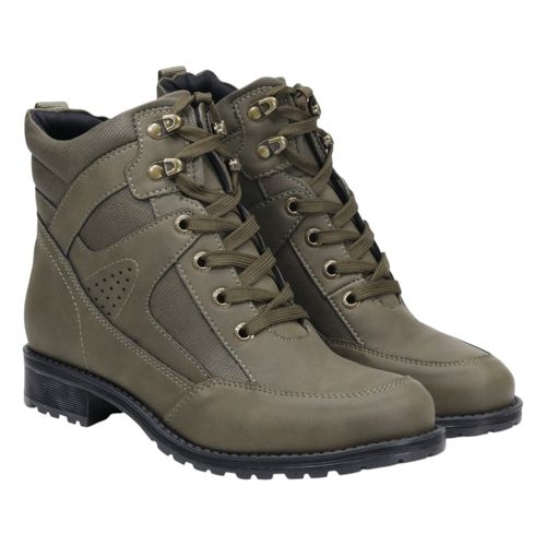 Bota Coturno Mooncity Cano Curto 72123 Verde