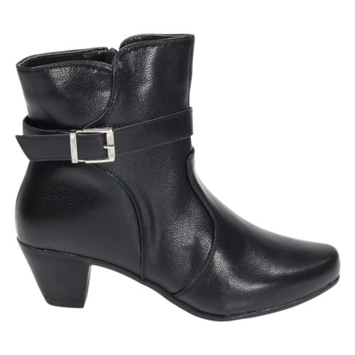 Bota Salto Mooncity Cano Curto 73037 Preto