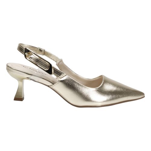 Scarpin Salto Fino Bebecê T3814-381 Dourado