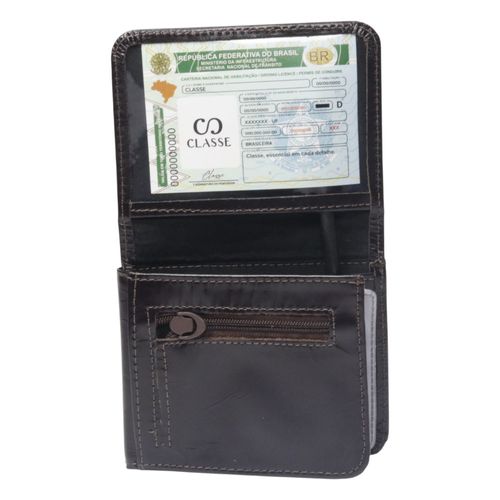 Carteira Classe Couro CTM040-0 Cafe