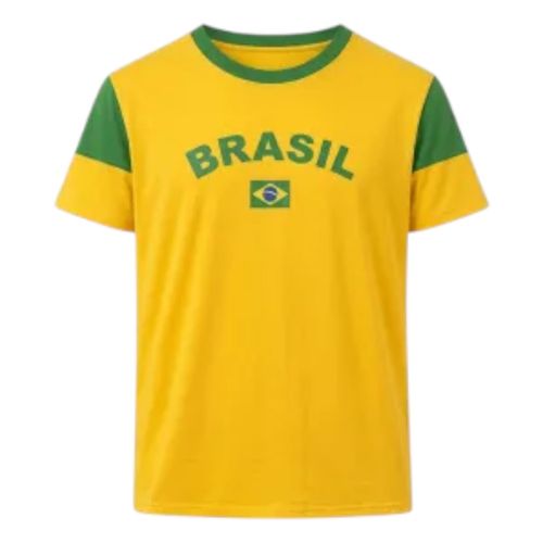 Camiseta Braziline Brasil Inf. 023007885 Amarelo