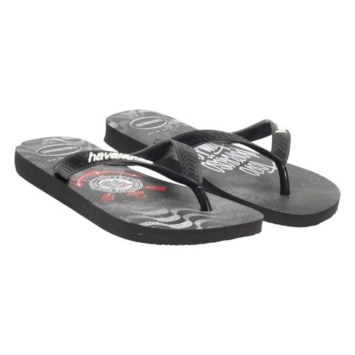 Chinelo Havaianas Corinthians 4148305 Preto