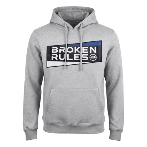 Blusa Moletom Broken Rules 540394 Cinza Claro