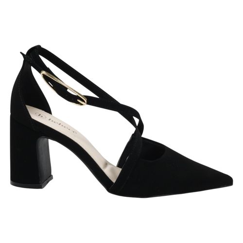 Sandália Salto Bloco Bebecê T7021-247 Preto