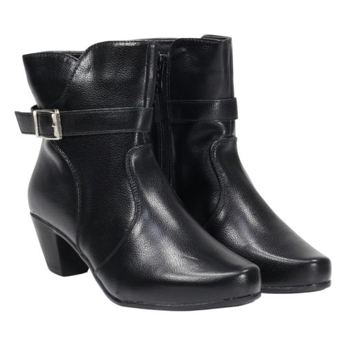 Bota Salto Mooncity Cano Curto 73037 Preto