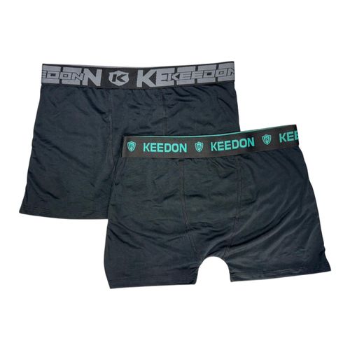 Cueca Boxer Keedon Kit C/2 002 Micro Preto