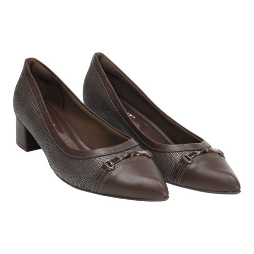 Scarpin Piccadilly 739099 Marrom