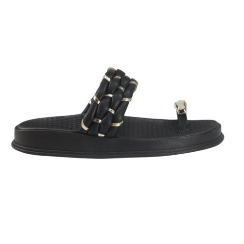 Tamanco Rasteira Moleca 5556.111 Preto